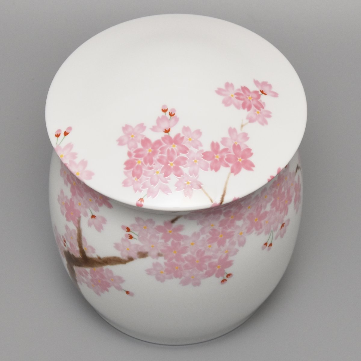 【吉野桜】家型5寸骨壺4
