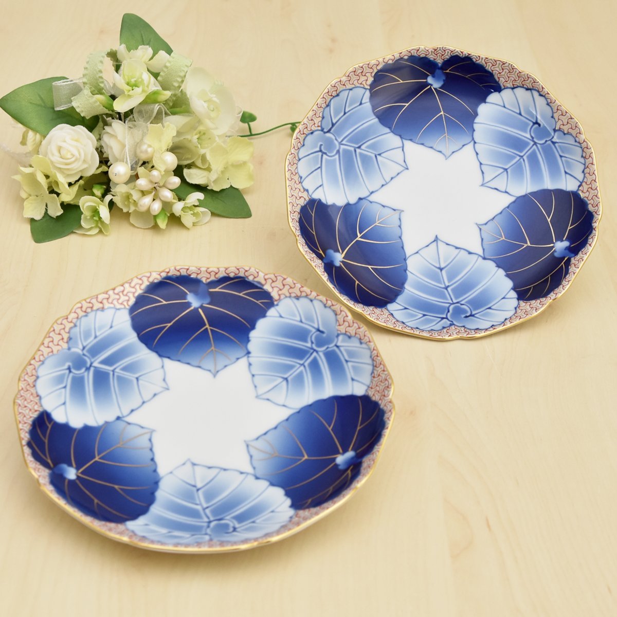 【愁海棠】銘々皿2枚セット(14.5cm)*オンラインショップ特別商品*1